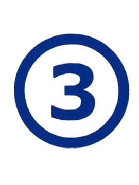 Broj za vrata i sanduče - 3