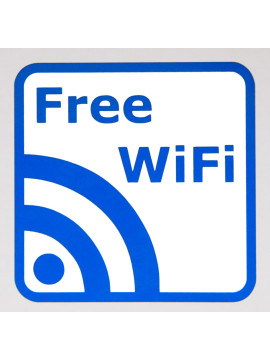Free wifi nalepnica za kafice i restorane